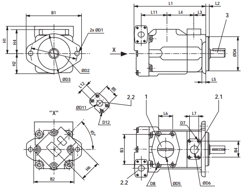 力士樂(lè)葉片泵PVQ系列_力士樂(lè)葉片泵_REXTOTH葉片泵